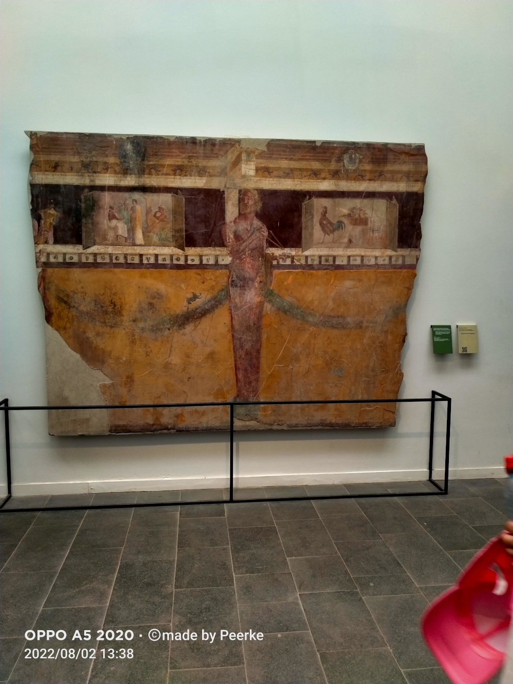 Mien en Peer in Pompeii in Italië