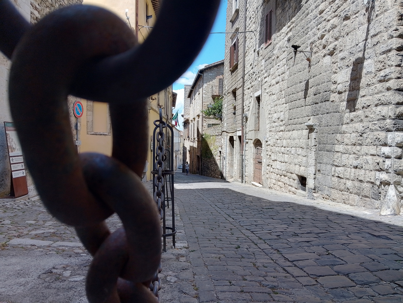 straatje narni in Italië